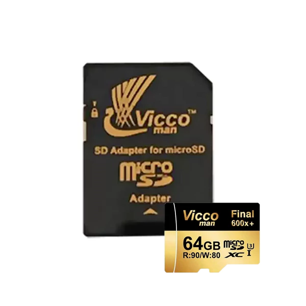 کارت حافظه ویکومن ظرفیت 64 گیگابایت همراه با خشاب