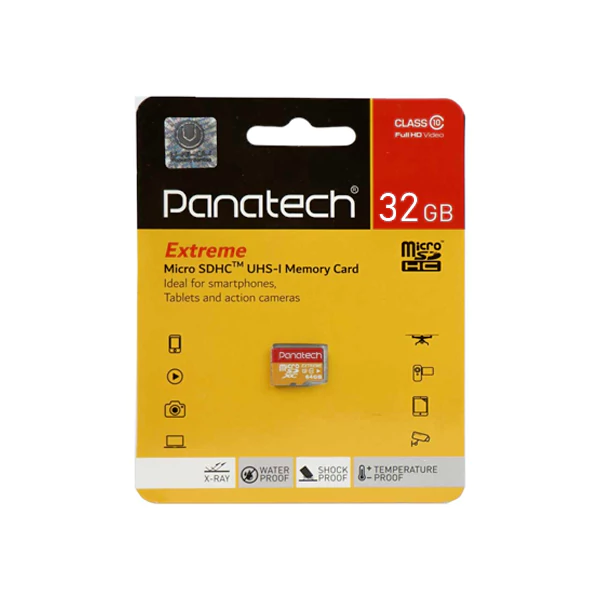 کارت حافظه panateach ظرفیت 32 گیگابایت