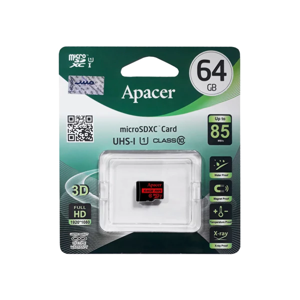 کارت حافظه Apacer ظرفیت 64 گیگابایت