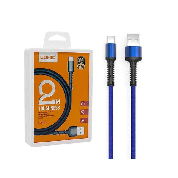 کابل USB به لایتنینگ برند الدینیو مدل LS64
