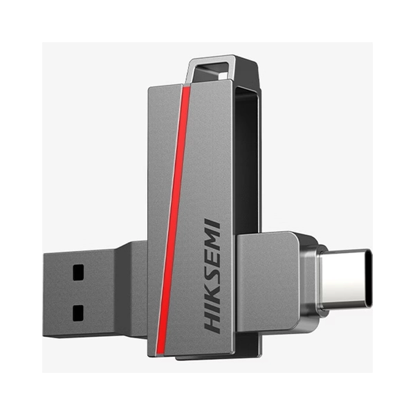 فلش مموری USB 3.2 هایک سمی مدل Dual slim E307C ظرفیت 64 گیگابایت