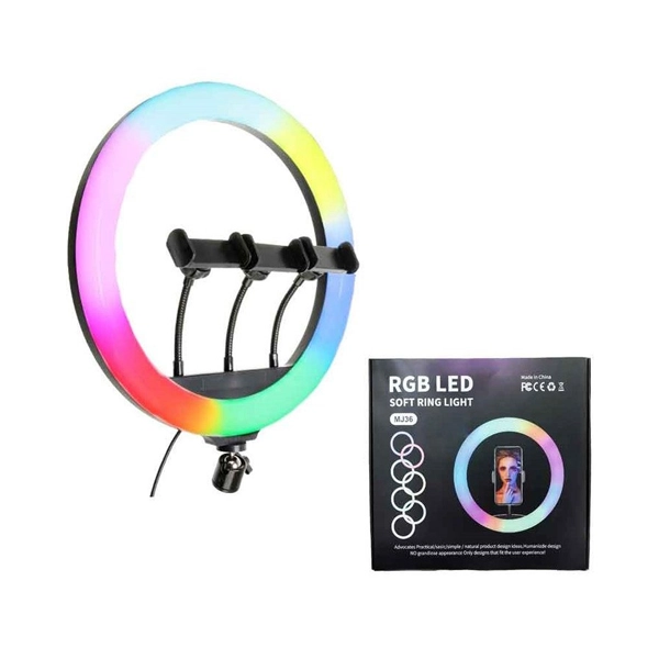 رینگ لایت مدل MJ36-RGB