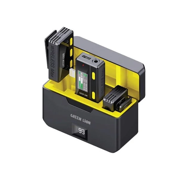 میکروفن یقه ای دوتایی لایتنینگ گرین لاین مدل Wireless Microphone